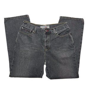 Tommy Hilfiger Vintage JYD Jeans Relaxed Straight Leg Denim Gray Men's 34/32